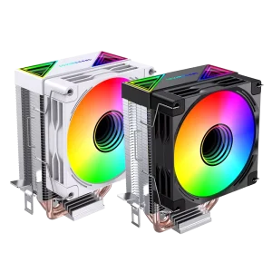 RGB 90mm CPU Cooler Fan Air Cooler 2 Heat Pipe 4Pin PWM Cooling Intel LGA2011 1200 1700 115X AM4 Processor Cooler