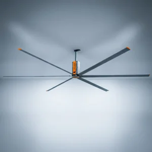 RTFANS HVLS Industrial Ceiling Fan 6 Aluminum Alloy Blades 12800 15500 M3 min Air Flow 220V 380V Motor