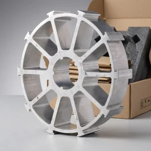 Radial Reinforced Circular Aluminum Extrusion Large Diameter Irregular Disc Aluminum Profile Mill Finish for Fan