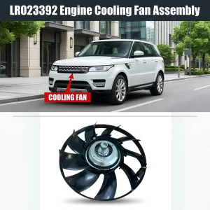 Radiator Cooling Fan Assembly LR023392 Fit for Land Rover Range Rover Sport L320 3.0 TDV6 5.0 V8