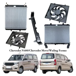 Radiator Radiator Fan and Radiator Bracket Suitable for Chevrolet N400 Chevrolet Move Wuling Formo