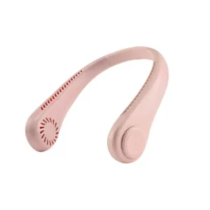 Rechargeable Battery Portable Neck Fan 800mAh 3 Speed Mini Cooling Fan for Home Outdoor