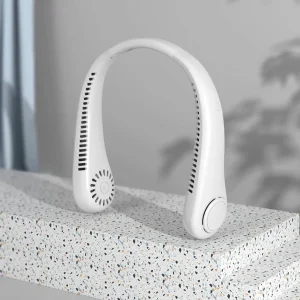 Rechargeable Bladeless Wearable Neck Fan Portable Mini USB Rechargeable for Car Use Low Noise 30 34dB Summer Cooling