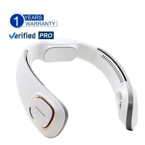 Rechargeable Bladeless Wearable Neck Fan with 3 Speed Car & Outdoor Use 3000mAh Battery Sport Portable Air Cooler