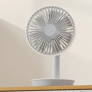 Rechargeable Desktop Table Stand Cooling Fans Electric Portable USB Rotating Mini Desktop Fan