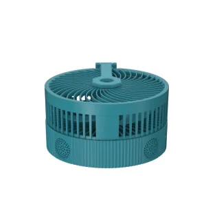 Rechargeable Foldable Air Cooling Fan with Mist Light for Car Hotel Adjustable Height Remote
