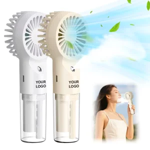 Rechargeable Handheld Electric Mini Portable Water Mist Fan Evaporative Air Conditioner Cooler Water Spray Cooling Fan for Car