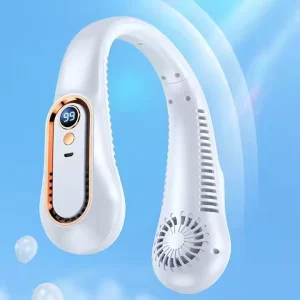Rechargeable Hanging Neck Fan USB MINI Custom Logo Portable Wearable Neck Fan Bladeless Outdoor Sport Fan