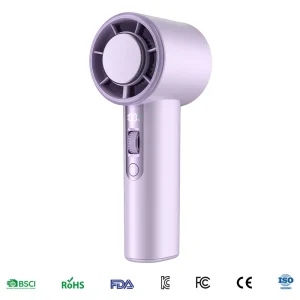 Rechargeable Ice Chill Handheld Fan with a 100 Level Speed System and Ice cold Touch for Instant Relief From Hot Flashes