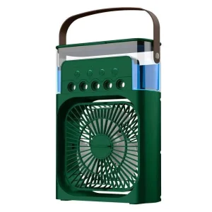 Rechargeable Mini Evaporative Air Cooler Large Water Tank Adjustable Wind Modes Travel Portable Cooling Fan