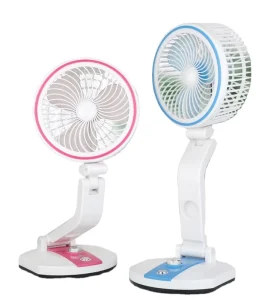 Rechargeable Office Bedroom 360 Degree Adjust with Clip Folding Large Cooler Mini Desk Fan 360 Degree