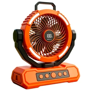 Rechargeable USB Camping Fans with Lithium Battery LED Lantern 40000mAh Remote Control Plastic Portable Outdoor Use for Car & RV
