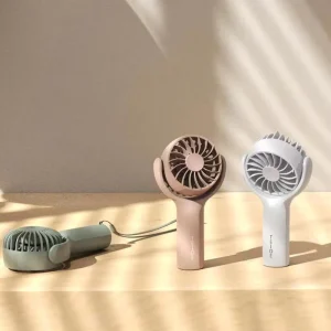 Rechargeable USB Portable Car Air Cooling Fan Personal Table Pocket Mini Rotatable Handheld 3 Speed Brushless