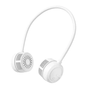 Rechargeable Wearable Neck Fan Usb Powered Portable Neck Fan 3 Level Speed Hanging Neck Fan