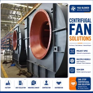 Reliable Performance Large Scale Project Type Capacity High Pressure Heavy Duty Industrial Blower for Industrial Dust Removal
