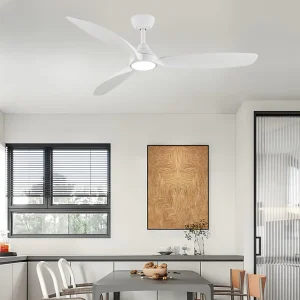 Remote Control 3 Color Changes LED Fan Chandelier Fan Ceiling Fan Light