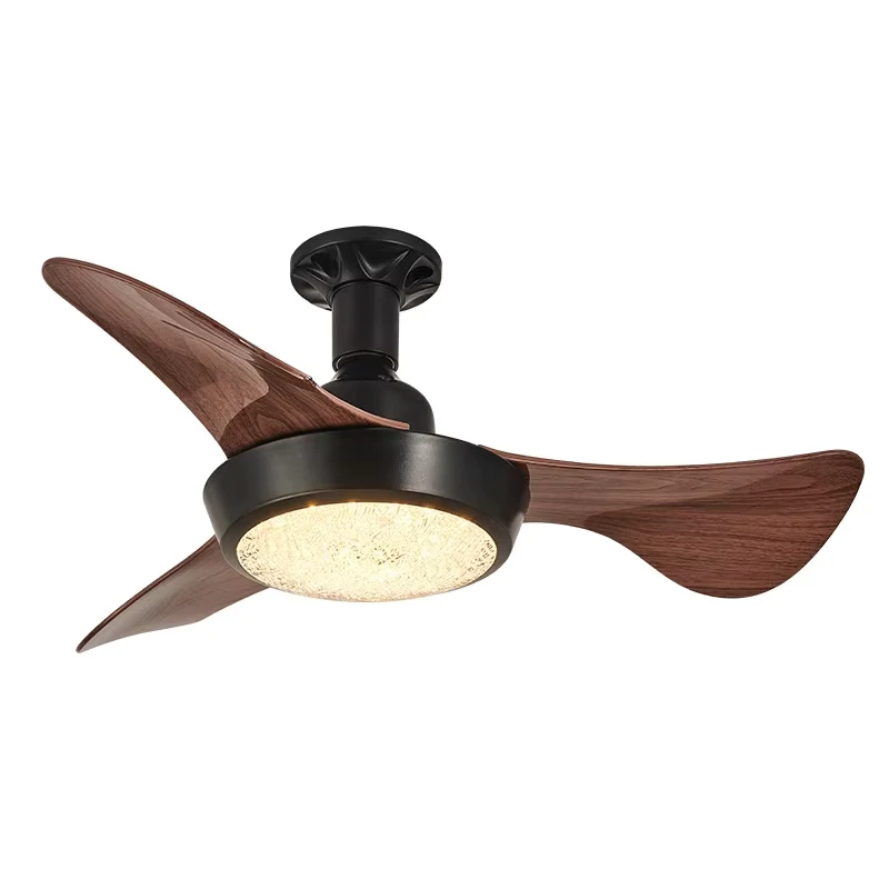 Remote Control 3 Light Color 25 Inch High CFM Ceiling Fan Dimmable LED Lamp Quiet DC Motor Modern Ceiling Fan With Light