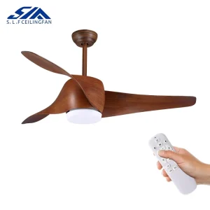 Remote Control 52 Inch CB Approved 6 Speeds Modern Luxury LED Ceiling Fan With Light