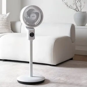 Remote Control Air Circulation Fan Floor Standing Smart Cooling Fan