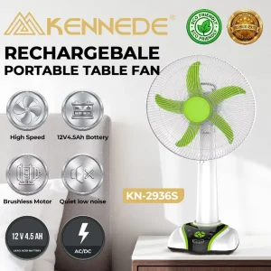 Retro Table Fan Automatic Oscillating Shaking Head Silent Portable Rechargeable Solar Plastic Home Bedroom Small Electric Fan