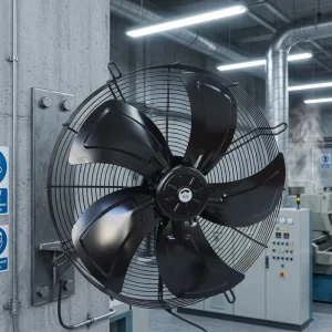 Robust 600mm Carbon Steel Blade Axial Flow Fan 380V for Industrial Heat Dissipation