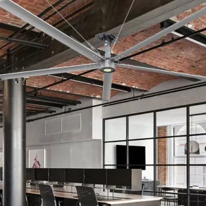 Robust Construction PMSM Industrial Big Ceiling Fans for Gymnasium Stadium