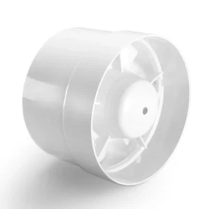 Round pipe pressurized exhaust fan adjustable speed 6 inch bathroom PVC RV household low noise 100% copper OEM ODM
