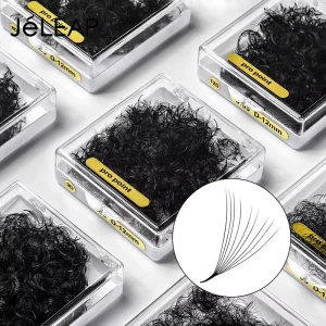 Russian Premade Volume Lash Thin Base Handmade Loose Pro Made Fans 9D 16D 20D Pointy Base Promade Fans Eyelashes
