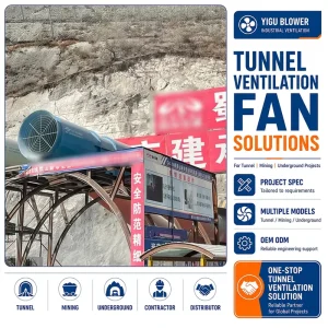 SDGC 12.5A Electric Tunnel Jet Fan Heavy Duty Industrial Ventilation Blower Aluminum Alloy 380V Spherical Roller Bearing Blue