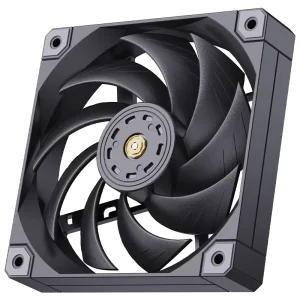 SNOWMAN 120mm PWM Fan for Computer Case Two Ball Bearing Plastic Heatsink Silent PSU Replacement