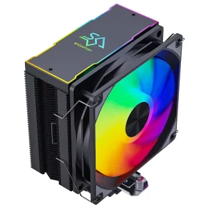 SNOWMAN Cpu Cooler 4 Heat Pipes Rgb Cpu Fan Am4 Am5 LGA1200 Pc Processor Air Cooling Fans Cpu Radiator