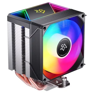 SNOWMAN New Design Server 4 Heat Pipes Addressable RGB Light CPU Cooler Radiator for Gaming Office Desktop Computer CPU Cooler