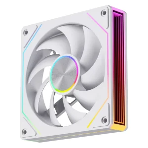 SNOWMAN PWM 4PIN 120mm ARGB LED Case Fan with Plastic Heatsink Ball Bearing 2800 RPM Max 12V 4 Pin for Computer Case Black