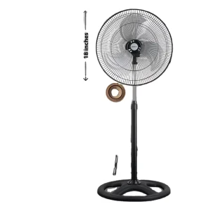SOKANY 19043 Three in One High Wind 18 inch Pedestal Fan Industrial Vertical Oscillating Tower Fan Made Durable Plastic for