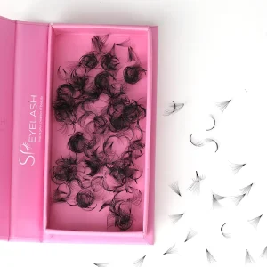 SP EYELASH Loose Pointy Base Premade Russian Volume Fan Lashes D Curl 0.05 0.07 3d 4d 5d 6d Korean Pbt Natural Promade Fans