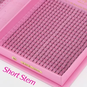 SP EYELASH Short Long Stem Pre Made Lash Fans 3D 5D Premade Volume Lash Fans Promades Eyelash 8D 20D Premade Fans