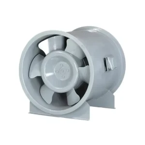 SWF High Efficiency Low noise Electric Duct Axial Fire proof Smoke Exhaust Fan with Iron Blades and OEM ODM Customization