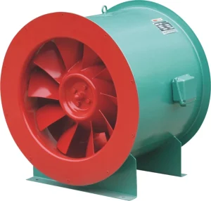 SWF II Series Electric Hi efficiency Low noise Wall Mounted Axial Fire proof Smoke Exhaust Fan with Ball Bearing and OEM Support