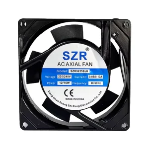 SZR9225 High Speed Low Noise AC Axial Flow Fan 92x92x25mm Ball Bearing AC Cooling Fans for CPU Cabinets Welding Machines OEM ODM