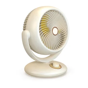 Sample Available Compact Wireless Smart Timer Table Desk Fan With Atmosphere Light for Home and Office