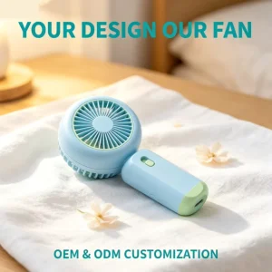 Scratch Resistant Matte Plastic Handheld Fan Cute Cartoon Design for Teen Girls Portable Fan