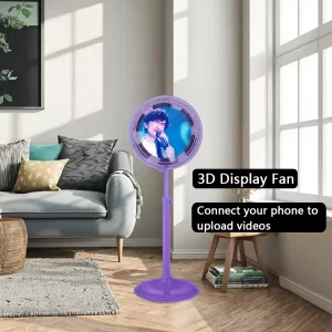 Screen Outdoor 3d Fan Hologram Advertising Display Fan Projector Stand Fan with Remote Control New Technology