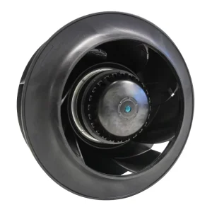 Seemtek 225mm Ec Belt Driven Centrifugal Blower Fan Backward Curved Impeller Radial Fan with Ball Bearing Plastic Blade