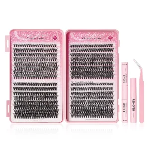 Segment Cluster Lashes Hand Made Individual Mix Curl Natural Faux Mink DIY Lash Clusters Fan Eyelashes