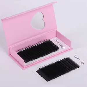 Self Fanning Lash Extension Trays Dark and Eylashs Eyelash Extension