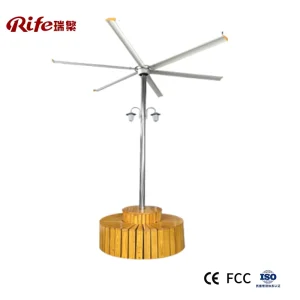 Self Supporting Industrial Floor Fan 3.0m Diameter 400W AC Motor Digital Control for Off grid Living and Outdoor Use