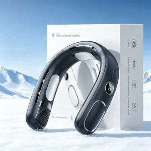 Semiconductor Cooling Strong Wind Neck Fan Wearable Mini Portable Fan USB Charging 4000mAh Factory Direct