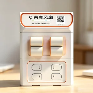 Shared Power Bank & Portable Fan Station with Smart Rental System POS Payment and Fast Charging Solution