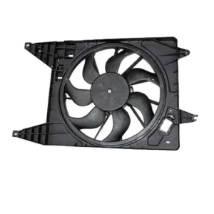 ShengLing 12V Brush Radiator Cooling Fan Assembly 100-200W for Renault Logan for Lada Largus Nissan Sunny OEM 6001550709