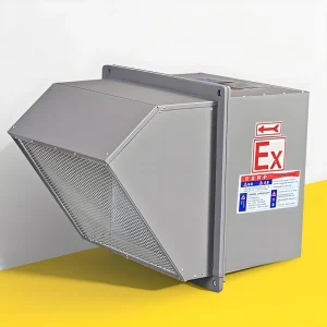 Side Wall Type Explosion proof Axial Flow Exhaust Fan 380v 220v Industrial Square Design Low Customizable No Power Source